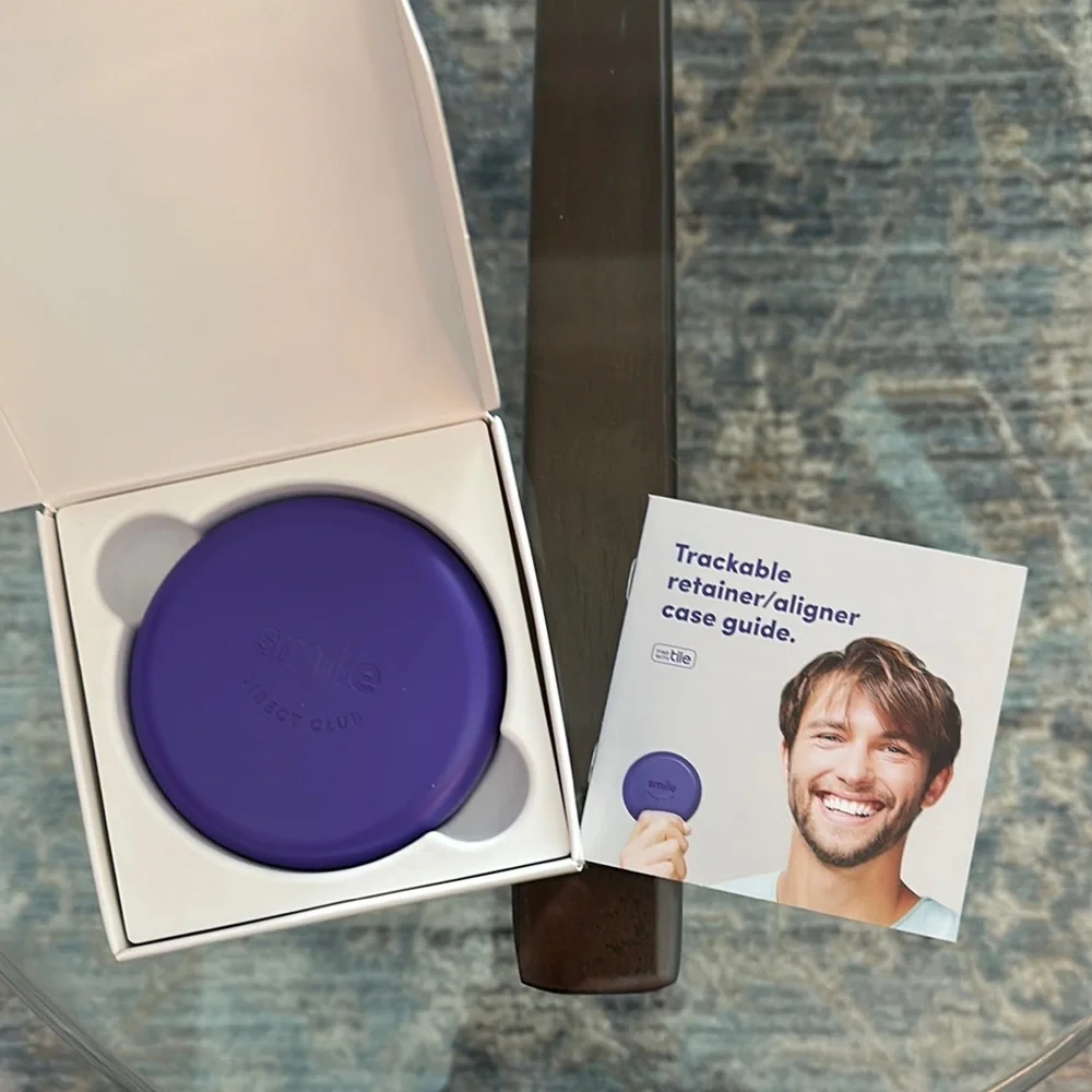 Never-Used Smile Direct Club Purple TRACKABLE Retainer/Aligner Case - Picture 3 of 10